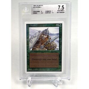 1993 Magic the Gathering MTG CCG Unlimited ICE STORM BGS 7.5 Near Mint+